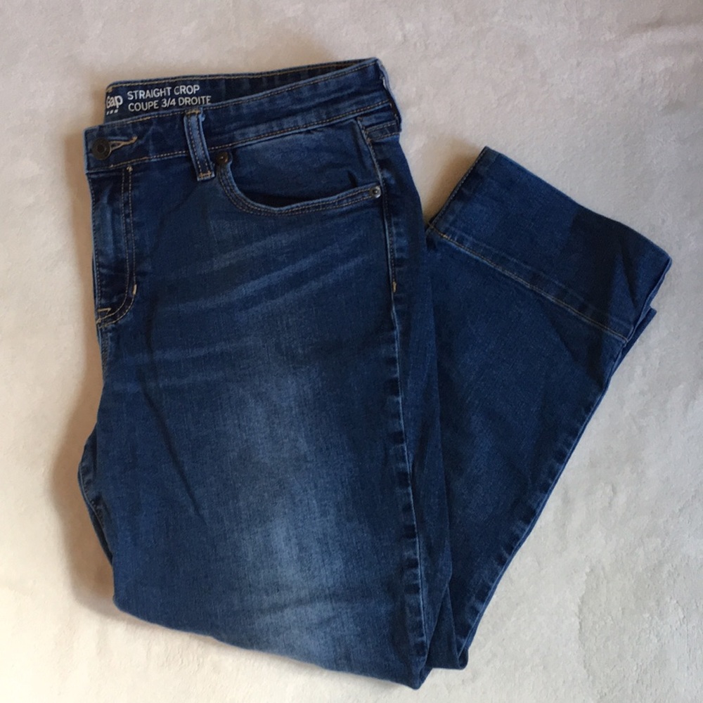 Gap Straight Crop Jeans